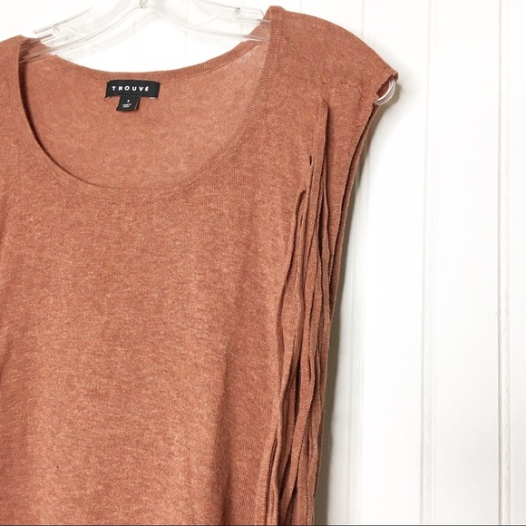 Trouve Soft Fringe Western Tank Top - Picture 3 of 8